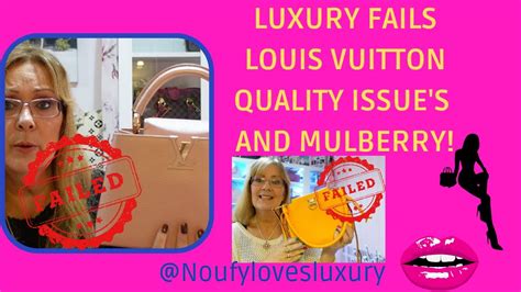 louis vuitton faulty|louis vuitton bag problems.